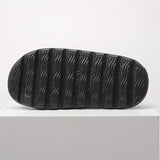 Unisex Soft Thick-Sole Slippers – 3.5cm Cushioned Comfort - Black - Size 7(AU7/EU38)