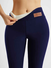 Solid Color Thickened Casual Sports Leggings - Gray - Size 10(AU10/EU38) In Australia - Darrahopens
