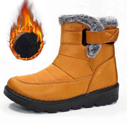 Women's Faux-Fur Trimmed Snow Boots - Yellow - Size 12(AU12/EU40) In Australia - Darrahopens