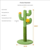 Green Black Cat Scratching Post Cactus Cat Toy Cat Furniture Cat Scratcher Cat Claw Care In Australia - Darrahopens