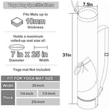 Green Yoga Mat Bag Yoga Accessories Pilates Bag Fitness Bag Yoga Essentials Durable In Australia - Darrahopens