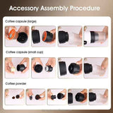 Black Portable Electric Coffee Grinder Compact Coffee Bean Grinder Fresh Coffee In Australia - Darrahopens