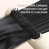 Blue Red Portable Hair Straightening Brush USB Rechargeable Hair Straightener Cold Air In Australia - Darrahopens