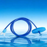 Blue Navy 2-Meter Snorkel Anti-Choke Snorkel Single Head Breathing Apparatus Double Head In Australia - Darrahopens