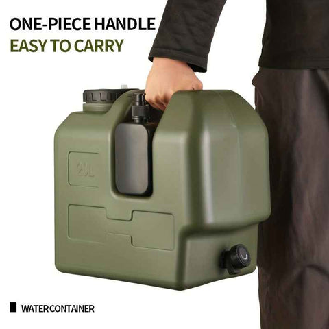 Green 20L Water Container Camping Water Container Outdoor Water Storage Portable In Australia - Darrahopens