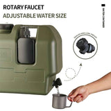 Green 20L Water Container Camping Water Container Outdoor Water Storage Portable In Australia - Darrahopens