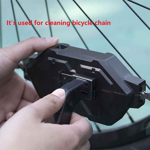 Black Blue Bicycle Chain Cleaner Bike Chain Cleaner Cycling Accessories Bike Maintenance In Australia - Darrahopens