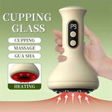 Cupping Glass Massage Tool Gua Sha Heating Relaxation Wellness Device Muscle In Australia - Darrahopens