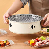 White Black Portable Barbecue Grill Stainless Steel Grill Desktop Grill Camping Grill In Australia - Darrahopens