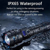 Black Gray LED Flashlight Digital Display Flashlight High-Intensity Flashlight Flashlight In Australia - Darrahopens