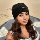 Black Pink Women'S Headbands Elastic Headbands Winter Ear Warmers Solid Color Headbands In Australia - Darrahopens