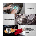 Black Stainless Steel Mixing Bowl with Ergonomic Handle In Australia - Darrahopens