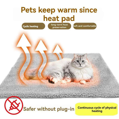 Self-Heating Insulated Pet Fleece Mat 60x90cm In Australia - Darrahopens