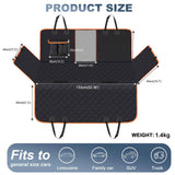 Dog Car Seat Cover for Australia – Durable, Easy Install with Side Flaps & Pockets In Australia - Darrahopens