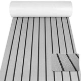 EVA Foam Boat Floor Mat 240x30x0.6 cm Light Grey In Australia - Darrahopens
