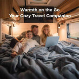 Grey Fleece Blanket for Cozy Comfort and Versatile Home Decor In Australia - Darrahopens
