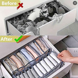 3-Piece Mesh Socks, Underwear & Belt Organizer – Nylon Drawer Dividers, 7 Compartments In Australia - Darrahopens