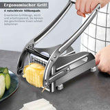 Stainless Steel French Fry Cutter, Adjustable Thickness Vegetable Slicer In Australia - Darrahopens