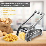Stainless Steel French Fry Cutter, Adjustable Thickness Vegetable Slicer In Australia - Darrahopens
