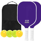 Purple Pickleball Paddle Set with Bag and Balls In Australia - Darrahopens