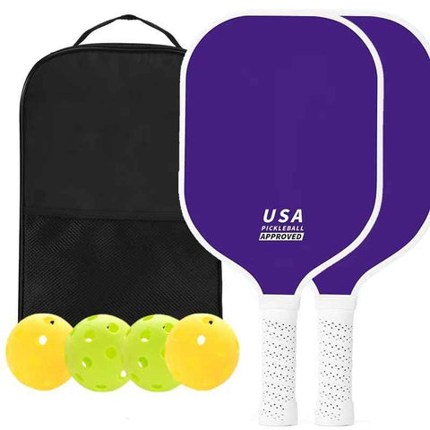 Purple Pickleball Paddle Set with Bag and Balls In Australia - Darrahopens