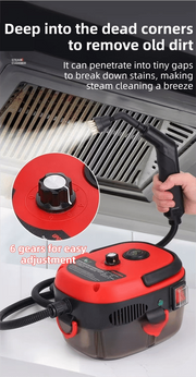 Steam Cleaner with Multiple Attachments, White