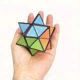 Infinite Cube - 3D Hexagonal Puzzle Toy, Space Geometry Flip Toy, Enhance Brain Ability and Relax, Mixed Color, ABS Material In Australia - Darrahopens
