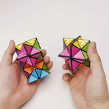 Infinite Cube - 3D Hexagonal Puzzle Toy, Space Geometry Flip Toy, Enhance Brain Ability and Relax, Mixed Color, ABS Material In Australia - Darrahopens