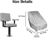 2 - Piece Outdoor Yacht Oxford - Cloth Waterproof Seat Covers - Captain & Rear! | Hot - Sell In Australia - Darrahopens