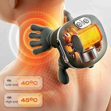 Massager, real hand simulation, deep tissue massage, neck, back and shoulder, 3D kneading, 3 speed adjustable USB charger (green) In Australia - Darrahopens