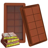 3 pieces silicone Dubai chocolate 8-slot mold food-grade silicone diy heat-resistant easy-to-remove baking cake mold for filling chocolate bars, Knafeh pistachio chocolate In Australia - Darrahopens