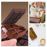 3 pieces silicone Dubai chocolate 8-slot mold food-grade silicone diy heat-resistant easy-to-remove baking cake mold for filling chocolate bars, Knafeh pistachio chocolate In Australia - Darrahopens