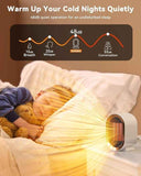 Desktop heater, EU standard, office heater, household, cross-border, PTC heating, small, vertical electric heater, energy-saving heater In Australia - Darrahopens