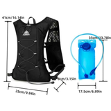 2-piece set (backpack + water bag) New outdoor sports water bag backpack, lightweight design, independent water bag compartment, hiking backpack, marathon water bag backpack, bicycle water bag bag In Australia - Darrahopens