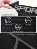 L size men's 5d mesh cycling shorts casual elastic breathable letters elastic waist shorts summer outdoor cycling mountain bike In Australia - Darrahopens