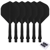 WEDARTER flying dart tail fin cross-border hot sale 2BA threaded integrated modified PP tough plastic anti-drop durable In Australia - Darrahopens