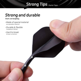 WEDARTER flying dart tail fin cross-border hot sale 2BA threaded integrated modified PP tough plastic anti-drop durable In Australia - Darrahopens