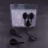 WEDARTER flying dart tail fin cross-border hot sale 2BA threaded integrated modified PP tough plastic anti-drop durable