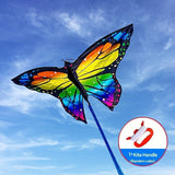 Weifang kites, butterfly kites, simulated butterfly kites, seven-color butterfly kites, easy to fly in a gentle breeze.