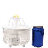 Large capacity cat water fountain, USB low voltage powered automatic pet water feeder, suitable for a variety of pets, safer