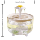 Large capacity cat water fountain, USB low voltage powered automatic pet water feeder, suitable for a variety of pets, safer