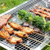 50 stainless steel barbecue skewers for outdoor picnics, perfect for outdoor barbecues, camping, and picnics. In Australia - Darrahopens