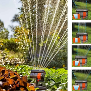 1 garden sprinkler with 16 nozzles, 180° rotating adjustable head, automatic irrigation system, wide coverage, easy to install, no power required, suitable for lawn and garden watering In Australia - Darrahopens
