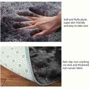 1 piece 200 * 160cm, soft plush carpet, non-slip plush fluffy carpet, tie-dye living room carpet, suitable for dormitory home decoration, pet-friendly bedroom living room carpet, home decoration, room decoration In Australia - Darrahopens