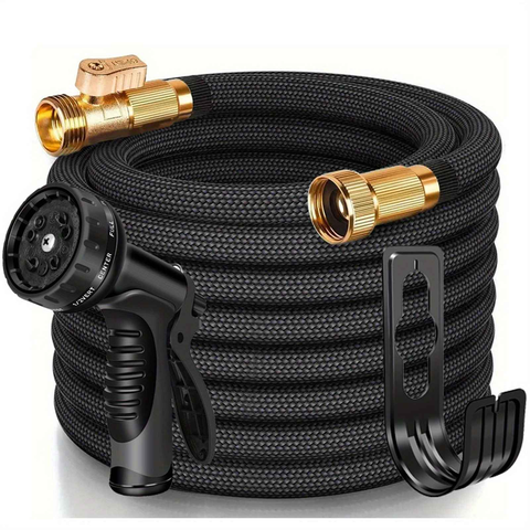 LOVFEN Garden Water Hose 30.49 meters, non-extensible lightweight hose, with nozzle, suitable for use in gardens, lawns, car washing and outdoor use In Australia - Darrahopens