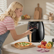 "5L Intelligent Touch · Healthy Fresh Cooking Air Fryer (Pre-set Menu / 360° Hot Air / No Oil Light Car)"