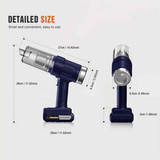 New upgraded wireless handheld car vacuum cleaner, rechargeable, 10000 Pa super strong suction power, two 2000mAh long-lasting batteries, washable dual filter, low noise, suitable for cars and homes, portable and durable car vacuum cleaner Car vacuum clea