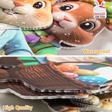 2DFlat, 8pcs Easter Gentleman Rabbit Group Decoration, exquisite shape holding egg basket / carrot rabbit, fashionable dress design outdoor waterproof easy to install props, spring courtyard atmosphere Gentleman Rabbit Group Plaque Decoration