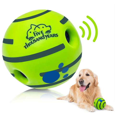 Interactive dog toy, sound ball, rolling, barking, dog self-entertainment, dog boredom relief, bite-resistant, gnawing, barking, no batteries, pet interactive ball toy, dog IQ training ball toy In Australia - Darrahopens