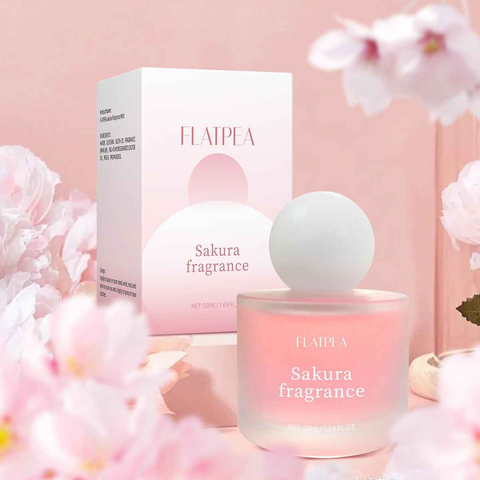 Hot-selling Cherry Blossom Women's Perfume Spray Natural Freshness Long-lasting Fragrance No Alcohol 50ml